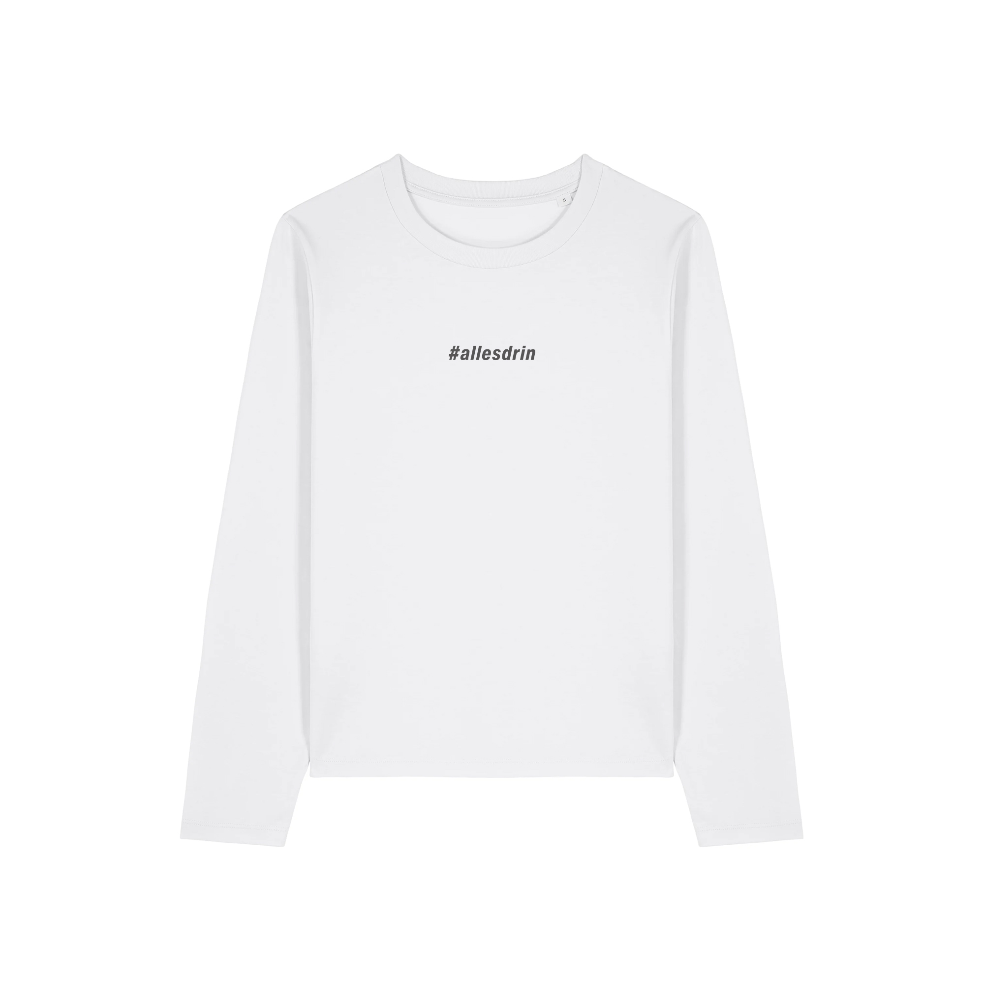 Damen Longsleeve #allesdrin